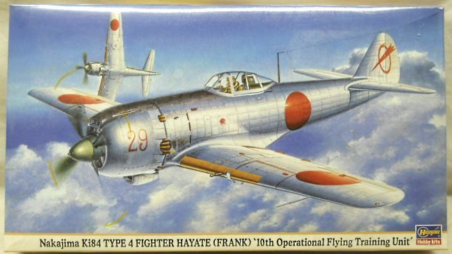 Hasegawa 1/48 Nakajima Ki-84 Hayate Frank - Type 4 - 10th Operational Flying Training Unit - (Ki43), 09416 plastic model kit